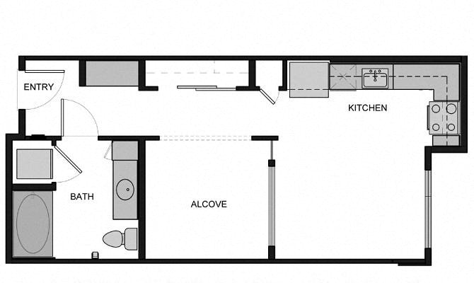 S2 Studio Floorplan Image